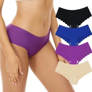 4 SHEKINI Women's Invisible Panties, XL